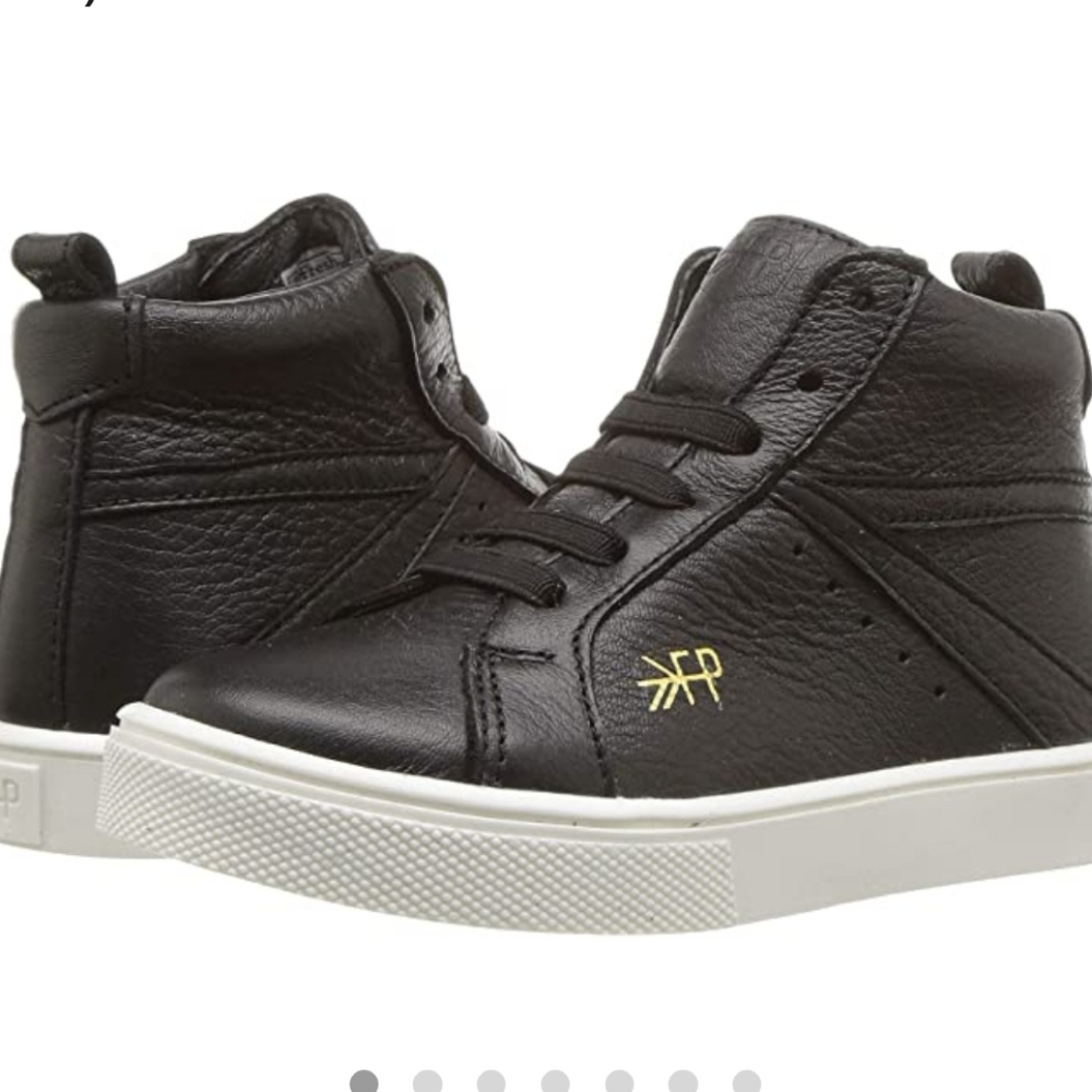 Freshly Picked high top sneakers shoes black kids